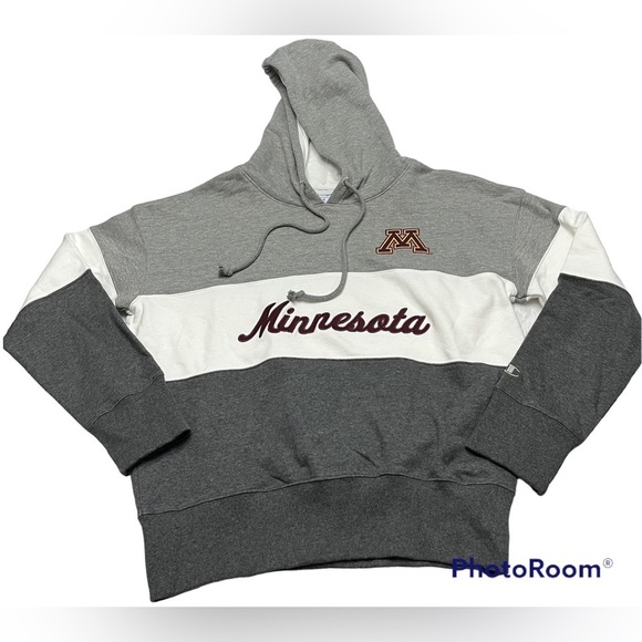 Champion Sweaters - Columbia Colorblock size medium Minnesota Golden Gopher sweatshirt hoodie
